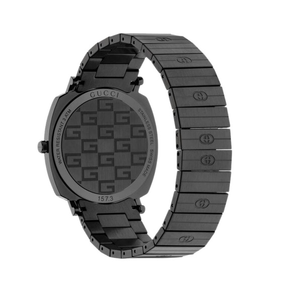 Gucci Grip GG Grey Watch, 38mm unisex watch | Brand New with tags | Swiss made - Picture 2 of 6